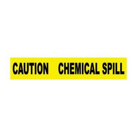 NATIONAL MARKER CO Printed Barricade Tape - Caution Chemical Spill PT42